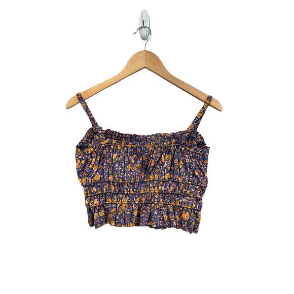 J Crew Cinched Waist Cotton Poplin Cropped Sleeveless Dressy Tank Top Size XS - Picture 8 of 10